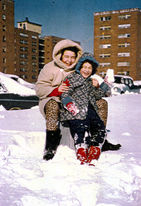 Allyson and Michelle Shipp, 1958